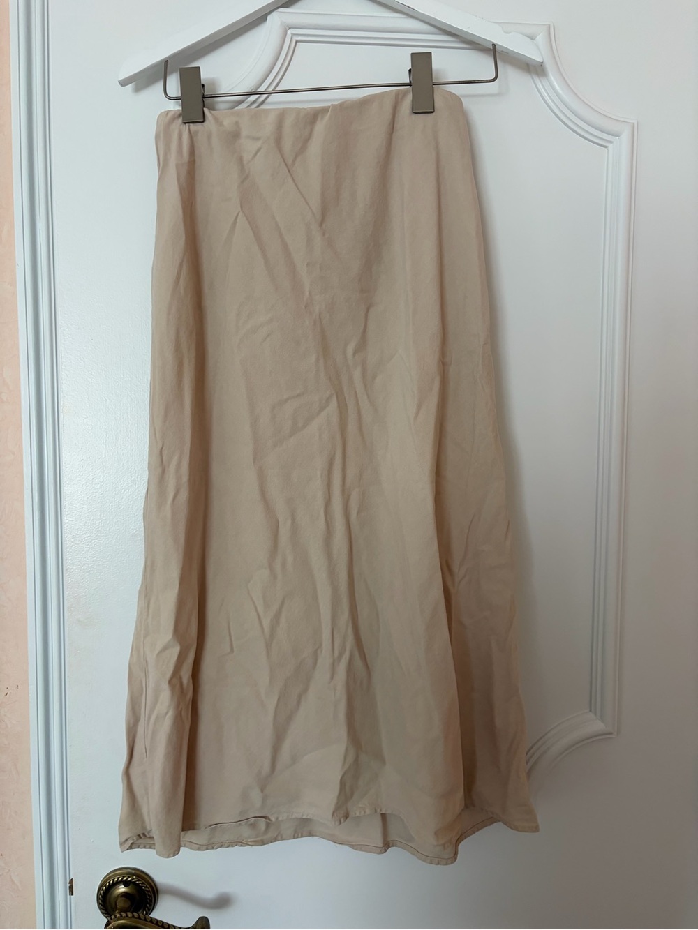 Bella Dahl Beige Tan Tencel Lyocell Maxi Skirt Women’s XS Pull On Flowy
